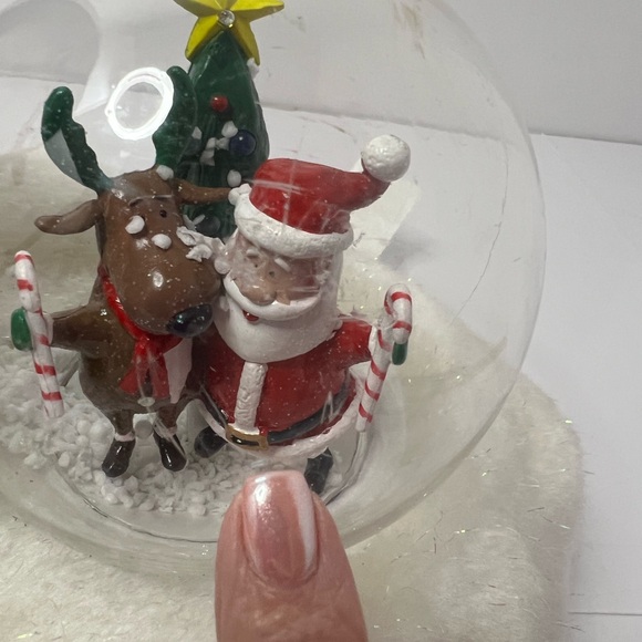 Gemmy Animated plush friend Snow Globe Snowman Lights Singing Plush WORKS - Picture 9 of 10